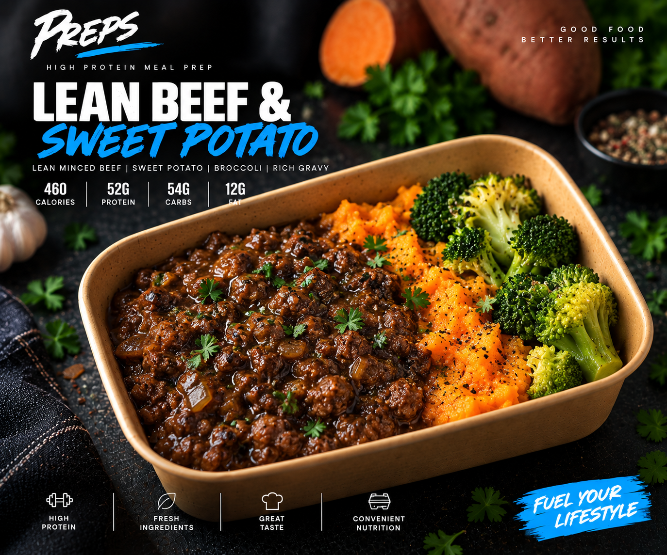 Lean Beef & Sweet Potato